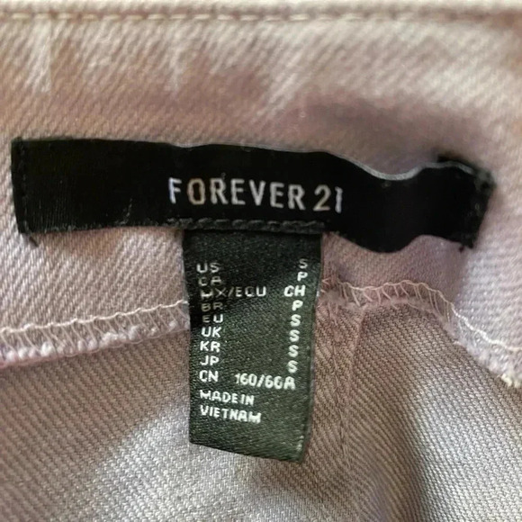 Forever 21 Lilac Purple Lace Up Skirt Size S‎ - Picture 5 of 6